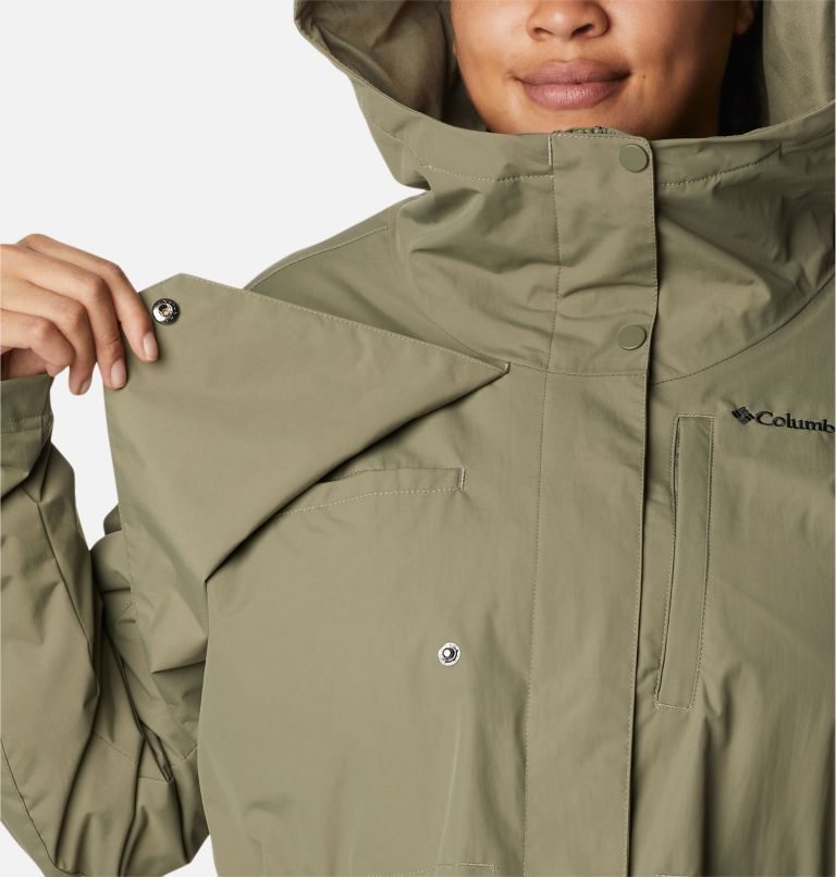 Women's Columbia Hadley Trail Jackets Olive | Plus Size CA-V4L63